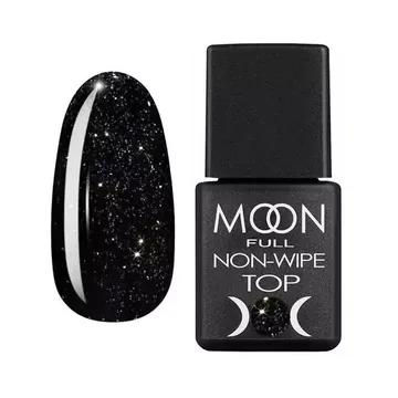 MOON FULL / Top Leaf gold/black / Без липкого шару / чорна поталь / 8мл