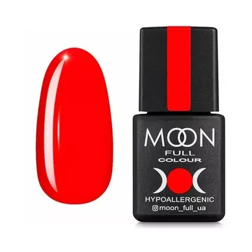 MOON FULL / Гель-лак Neon №708 / яскравий червоний / 8 мл