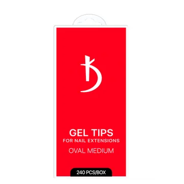 Kodi / Гелеві тіпси для нарощування OVAL MEDIUM / (240 шт/уп)