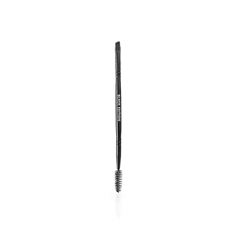 OKIS BROW / Пензель для брів двосторонній / L4 BLACK EDITION