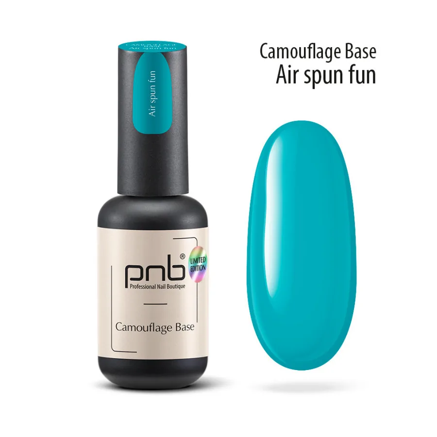 PNB / Camouflage Base / Камуфлююча база / Air spun fun / бірюзовий / 8 мл