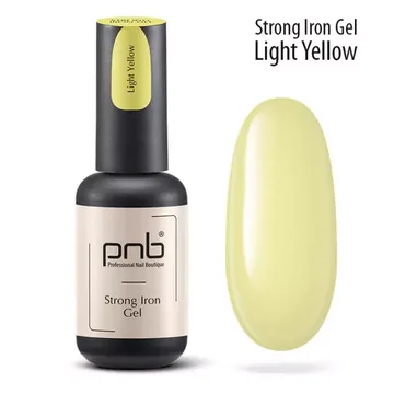 PNB / Конструюючий гель / Strong iron gel / Light Yellow / світло-жовтий / 8 мл