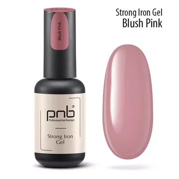 PNB / Конструюючий гель / Strong iron gel / Blush Pink / пильно-рожевий / 8 мл