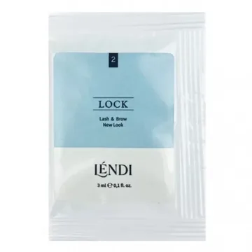 Lendi / Складник для ламінування вій та брів LOCK №2 / New Look в саше / 3 мл