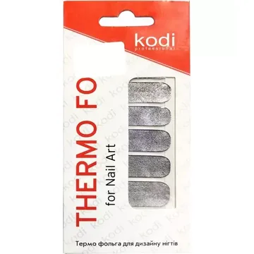 Kodi / Термо фольга для дизайну нігтів / Срібло