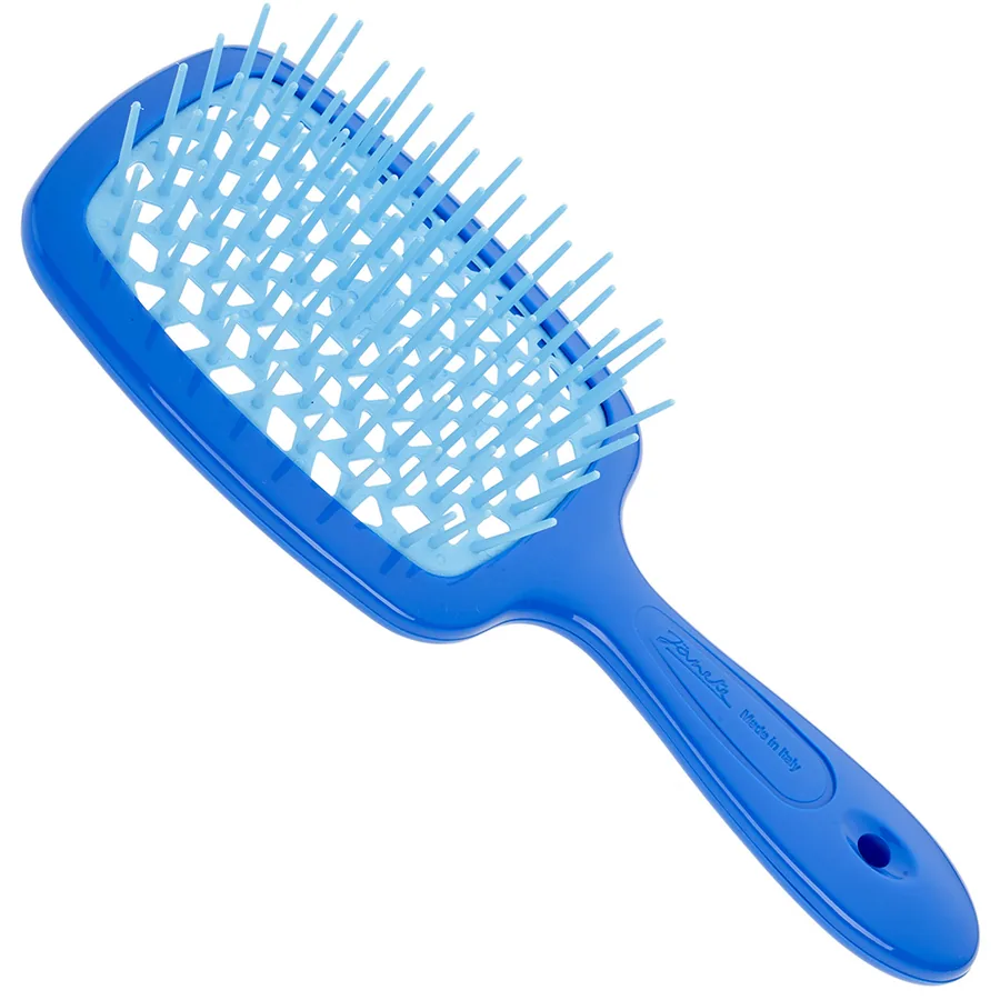 Janeke / Гребінець для волосся / Блакитна з голубим / Superbrush