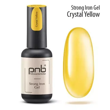PNB / Конструюючий гель / Strong iron gel / Crystal Yellow / 8 мл