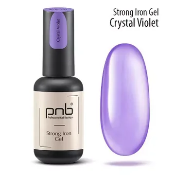 PNB / Конструюючий гель / Strong iron gel /  Crystal Violet / 8 мл