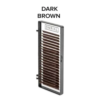Вії Onrial / Мікс / Темно-коричневі Dark Brown