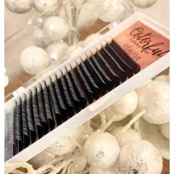 Вії Aurora Lashes  / Мiкс / Чорні з білими кінчиками