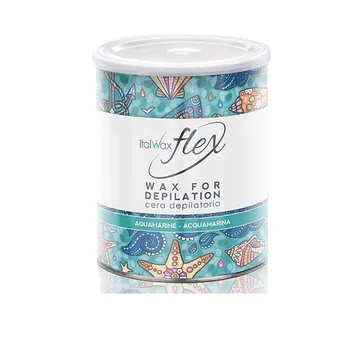 Ital Wax / Віск для депіляції в банці / Аквамарин