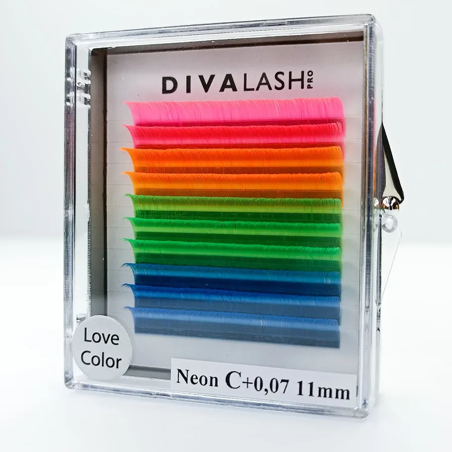 Вії Divalashpro COLOR NEON Collection
