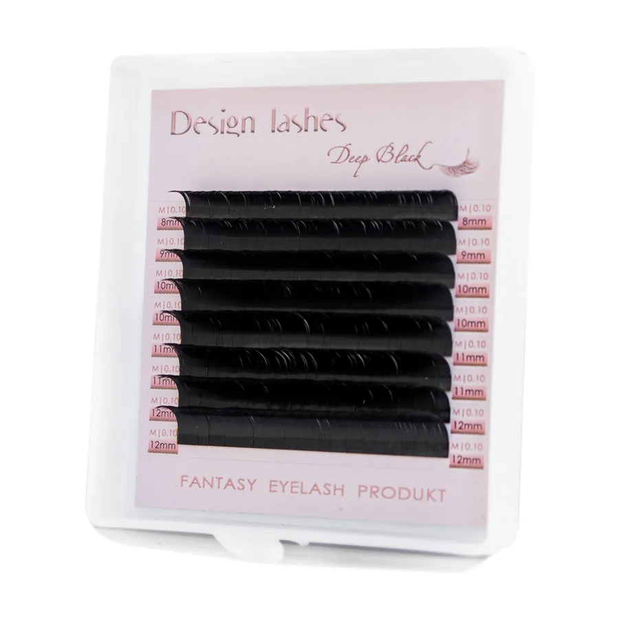 Вії Design Lashes / Deep Black / Мікс / mini / 8 ліній