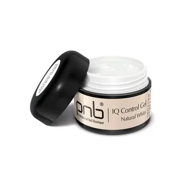 PNB / Непрозорий, натуральний білий гель / IQ Control Gel Natural White (Розпродаж. Термін 07.24)