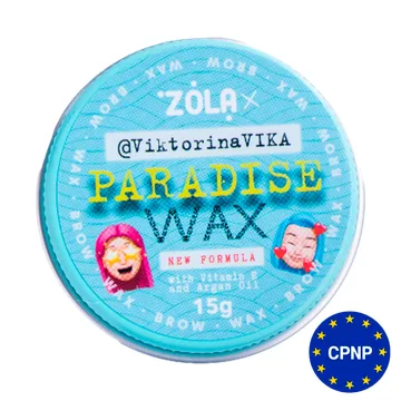 Zola / Viktorina Vika Віск для брів / Paradise Wax with Vitamin E and Argan Oil