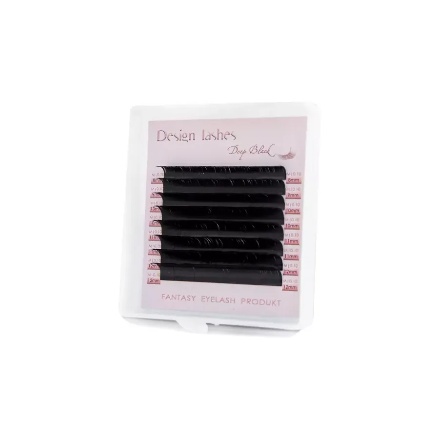 Вії Design Lashes / Deep Black / mini / 8 ліній
