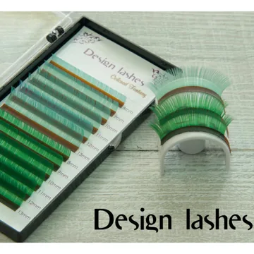 Вії кольорові Design lashes / L.Green + Green