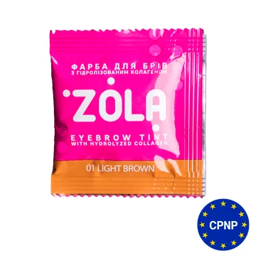 Zola / Eyebrow Tint With Collagen / Фарба в саше / 5мл