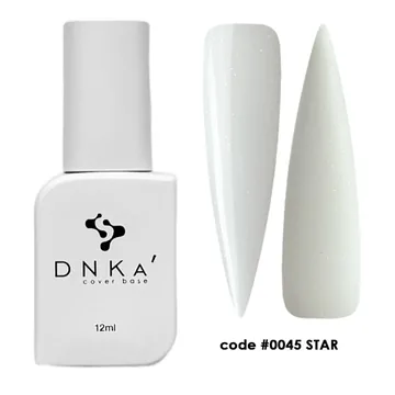 DNKa’ / Cover Base #0045 / Star / білий з сріблястим шимером