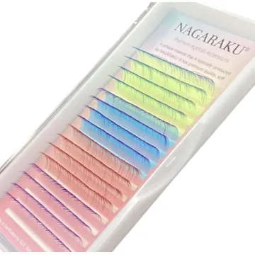 Вії Nagaraku / Омбре Neon мікс кольорів