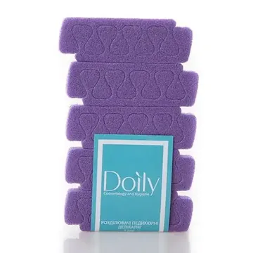 Doily / Розділювачі педикюрні делікатні (5 пар/пач) з пінополіетилену