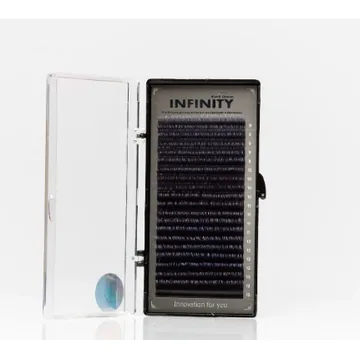 Вії INFINITY Ombre / Білі кінчики / Мікс