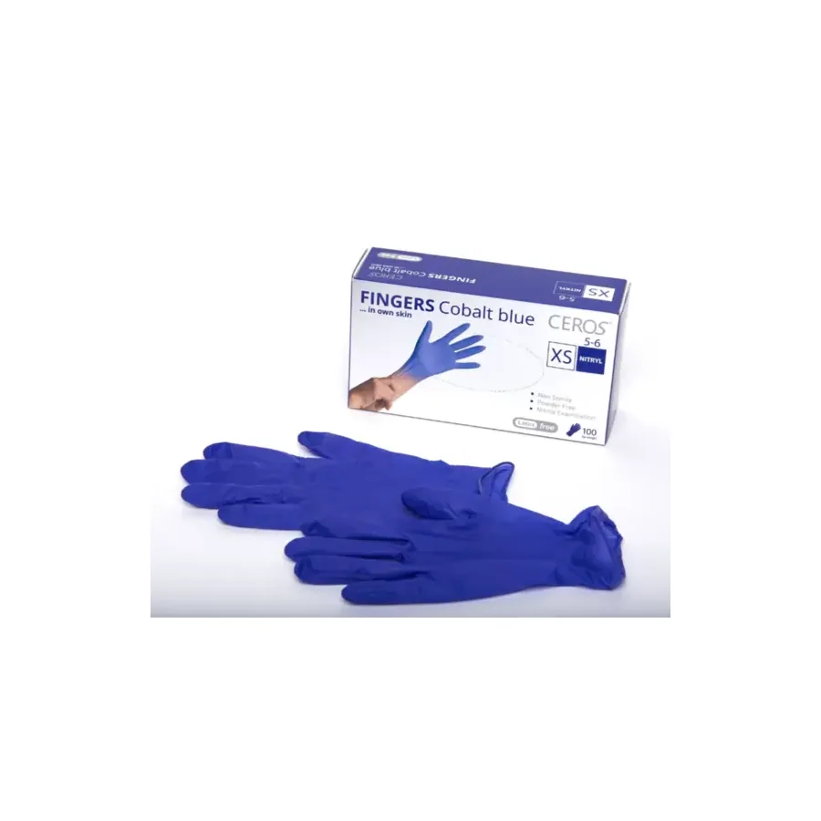 CEROS / Нітрилові рукавички нестерильні / Cobalt Blue / 3.5 г