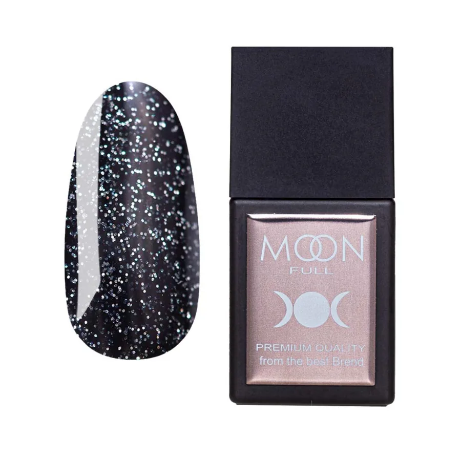 MOON FULL / Amazing Color Base №3012 / чорно-синій з блискітками / 12 мл