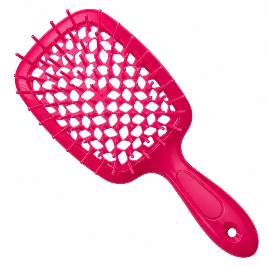 Hollow Comb / Гребінець для волосся Superbrush Plus / Малиновий