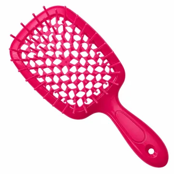 Hollow Comb / Гребінець для волосся Superbrush Plus / Малиновий