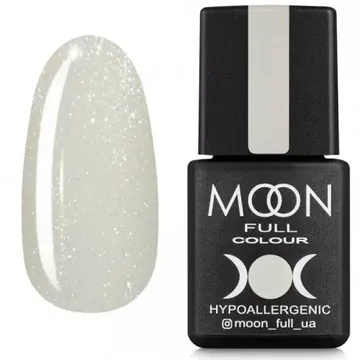 MOON FULL / Barbie color Rubber base №01  / Ванільний з дрібним шимером / 8 мл