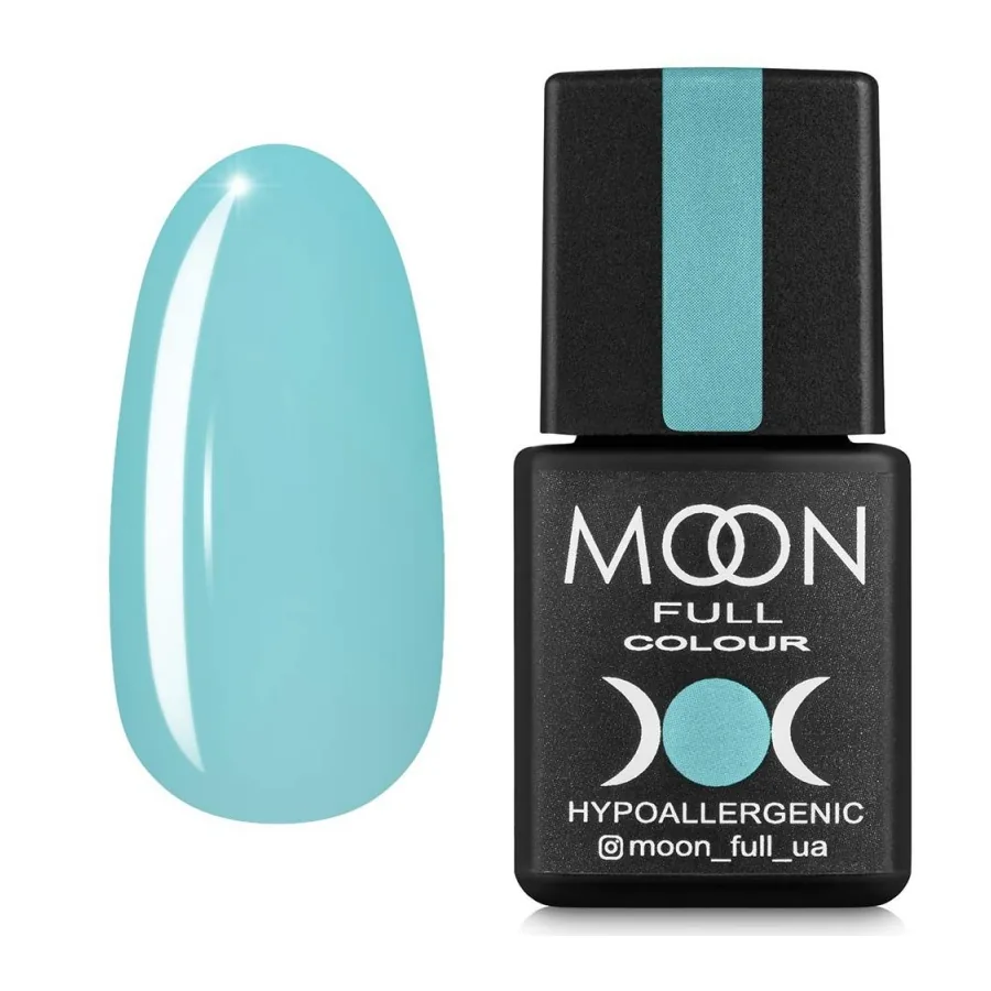 MOON FULL / Barbie color Rubber base №07 / Бірюзовий світлий / 8 мл