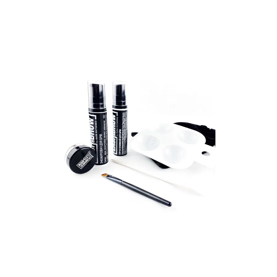 Permanent lash&brow / Набір для домашнього фарбування брів / Хна