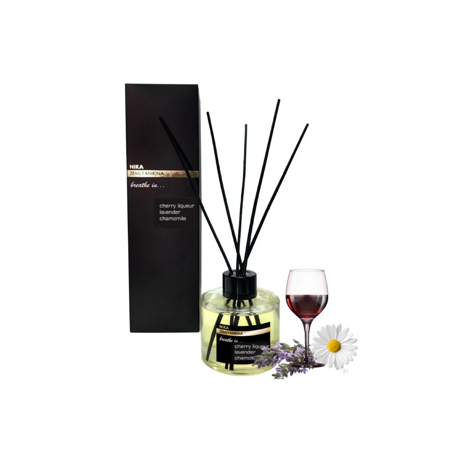 Nika Zemlyanikina / Аромадифузор / CHERRY LIQUEUR / LAVENDER / CHAMOMILE / 130мл