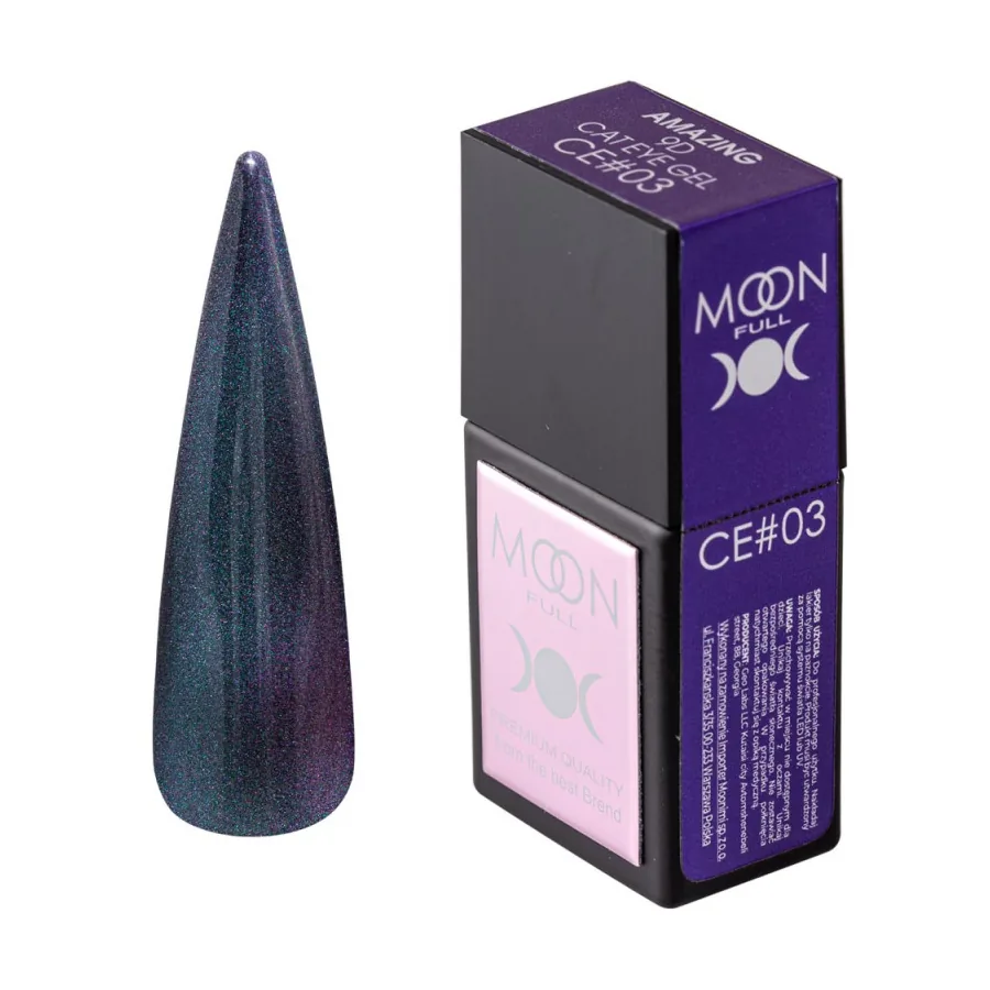MOON FULL / Amazing гель-лак 9D Cat Eye gel CE03 / 12 мл