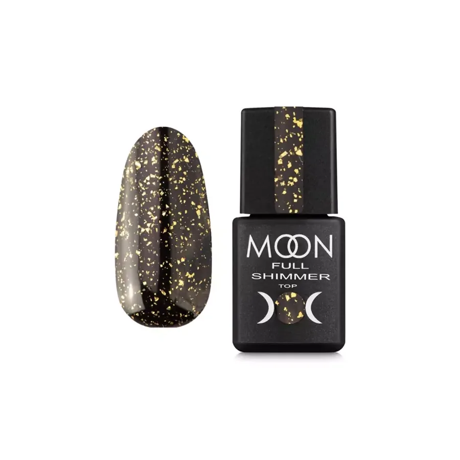 MOON FULL / Shimmer Top Gold №1020 / Топ з золотим шимером / 8 мл