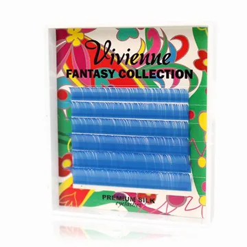 Вії Vivienne Fantasy / Міні мікс / Лазурні / 6 ліній