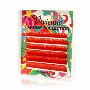 Вії Vivienne Fantasy / Міні мікс / Гранат / 6 ліній