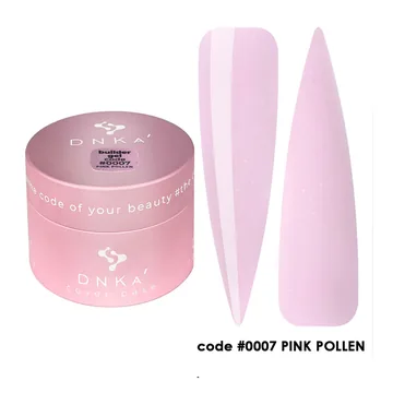 DNKa’ / Builder Gel #0007 / Pink Pollen / ніжно-рожевий із шиммером / 30 мл