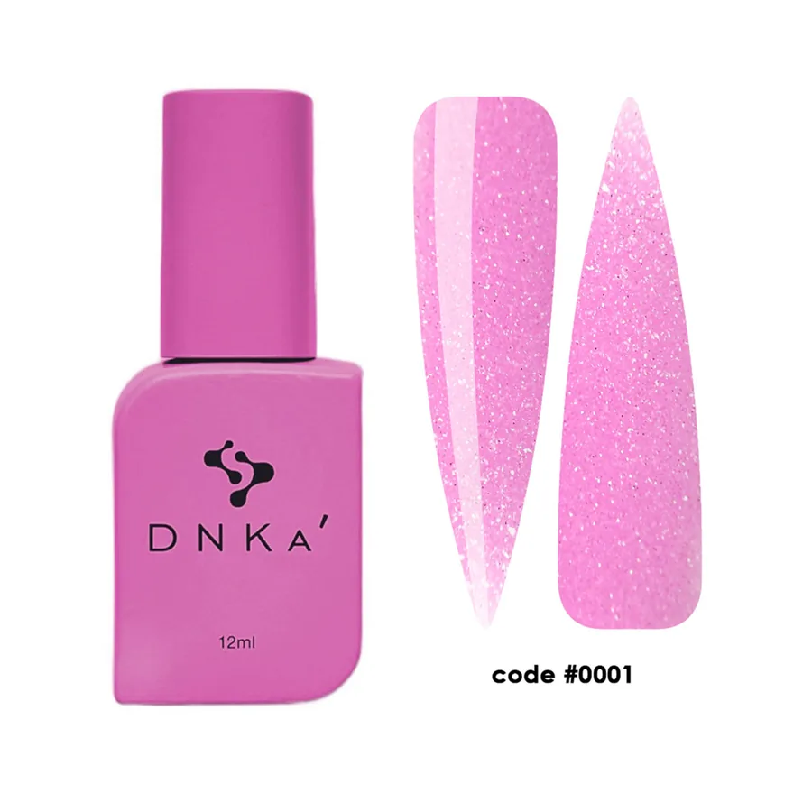 DNKa’ / Liquid Acrygel #0001 / Bubble Gum / Яскраво-рожевий з шиммером / 12 мл