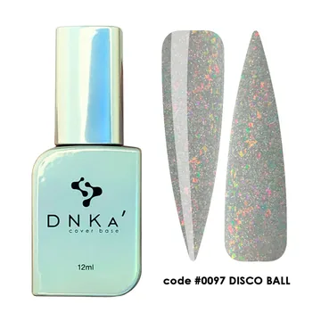 DNKa’ / Cover Base #0097 / Disco Ball / срібний з рожевою поталлю