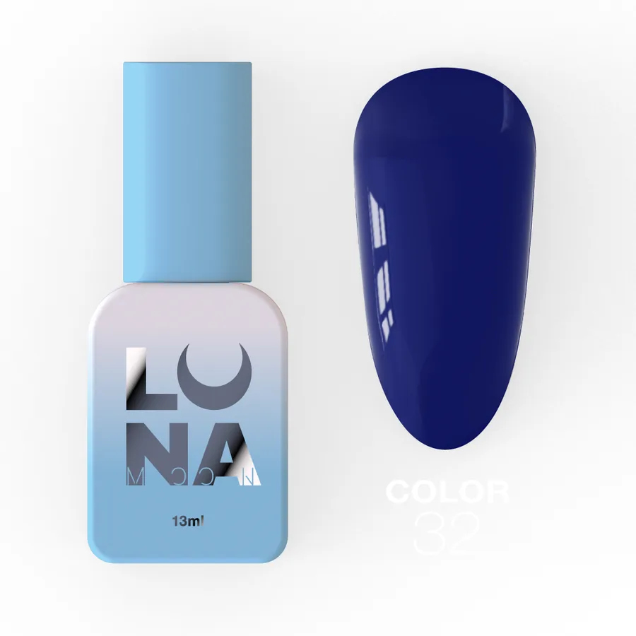 LUNA / Гель-лак / Color №32 / синій / 13 мл