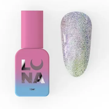 LUNA / Top Chameleon / прозорий з блискітками / 13 мл