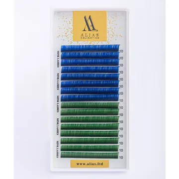 Вії ALIAS color / Blue-Green