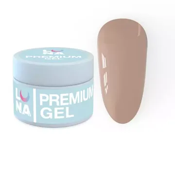 LUNA / Premium Gel №10 / Гель для нарощування / молочно-бежевий