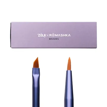 Zola / ZOLA x Romashka Набір пензлів для брів і вій професійний