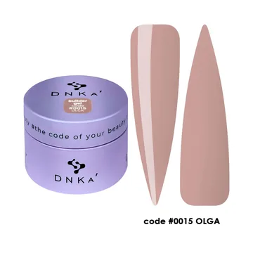 DNKa’ / Builder Gel #0015 / Olga / теплий коричневий