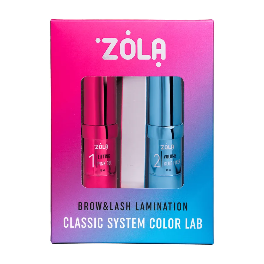 Zola / Набір для ламінування / Brow&Lash Lamination Classic System Color Lab