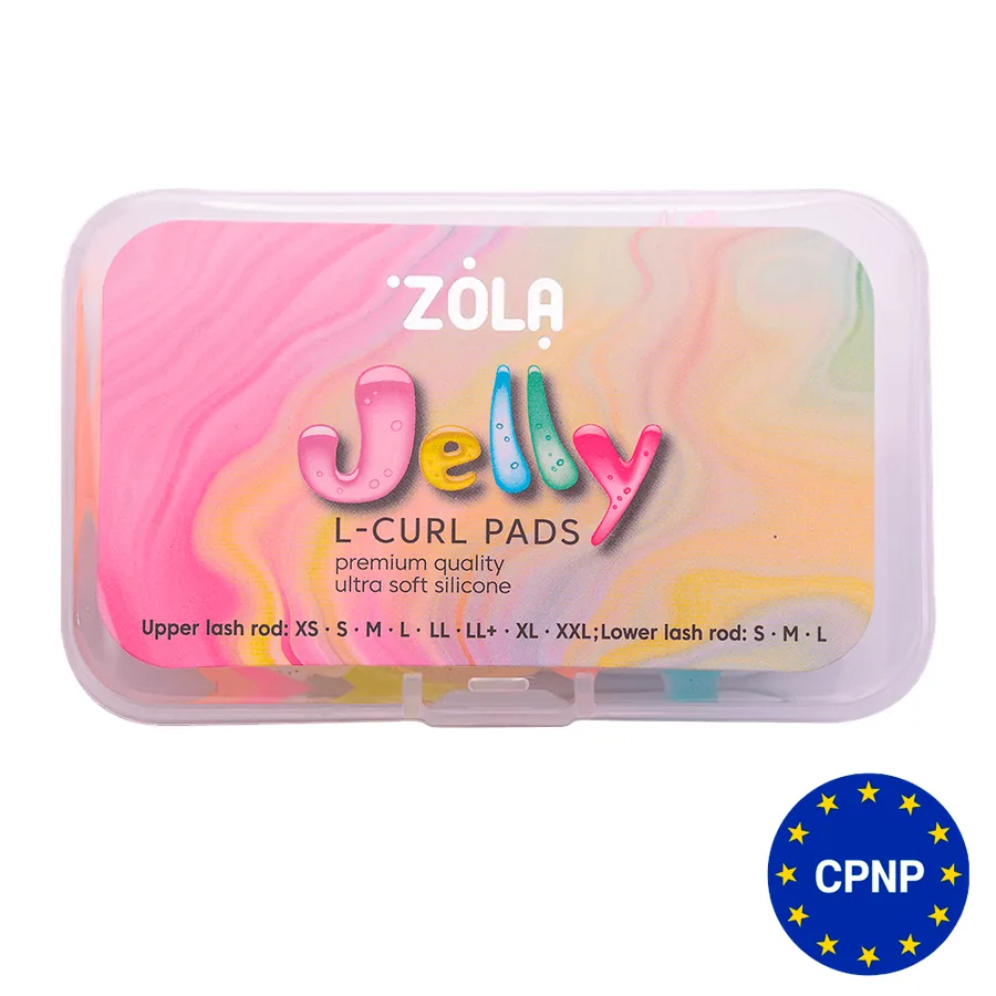 Zola / Валики для ламінування / Jelly L-Curl / для верхніх і нижніх вій