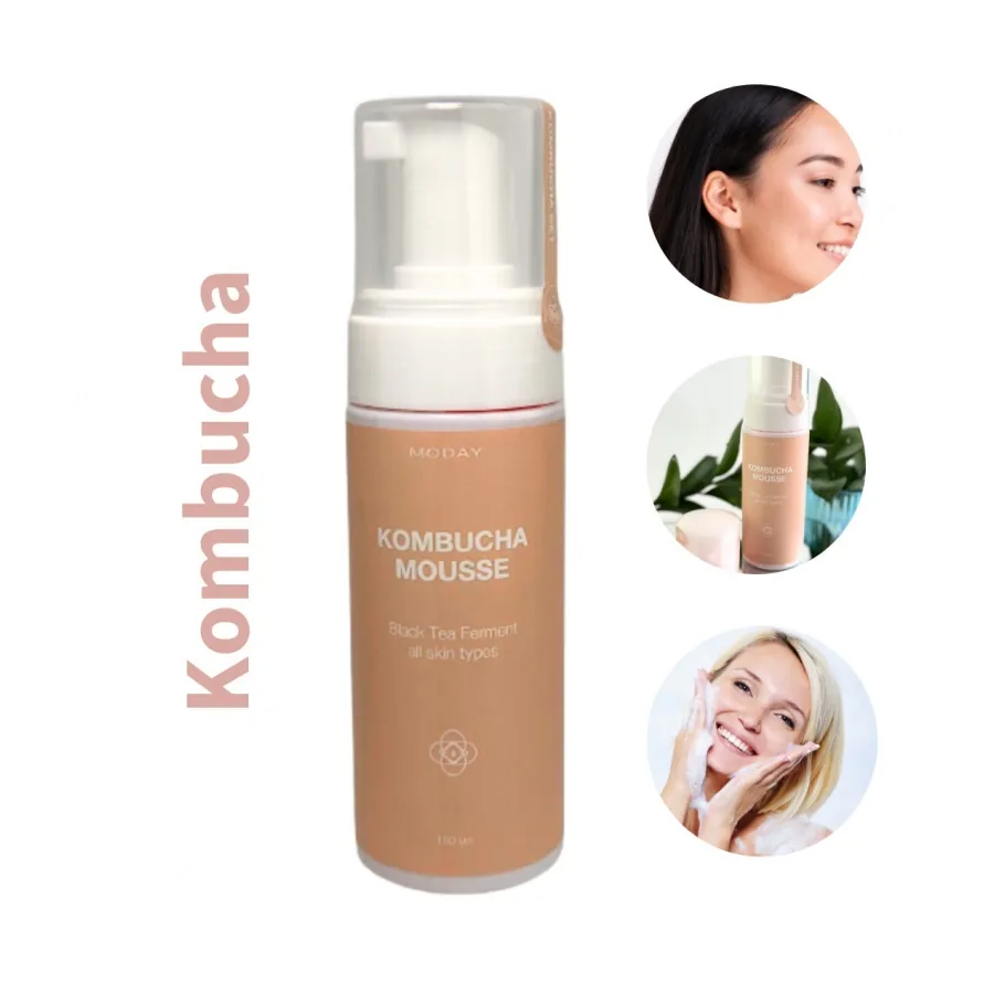 MODAY / Очищаючий мус для обличчя / Kombucha Cleansing Mousse / 150 мл